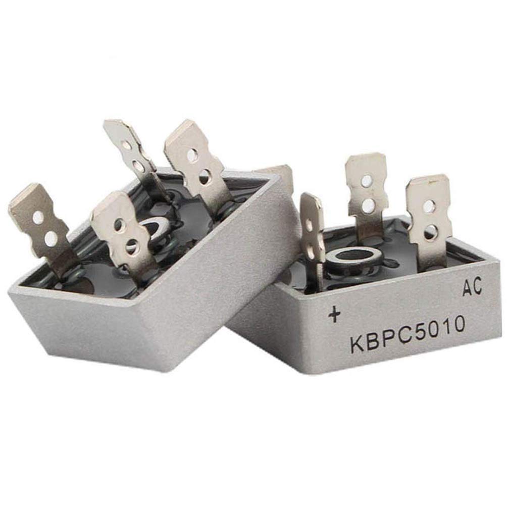 Hailege 10 szt. KBPC5010 Dioda Bridge Rectifier Dioda 50 A 1000 V KBPC 5010 Power Rectifier Dioda Electronic Components