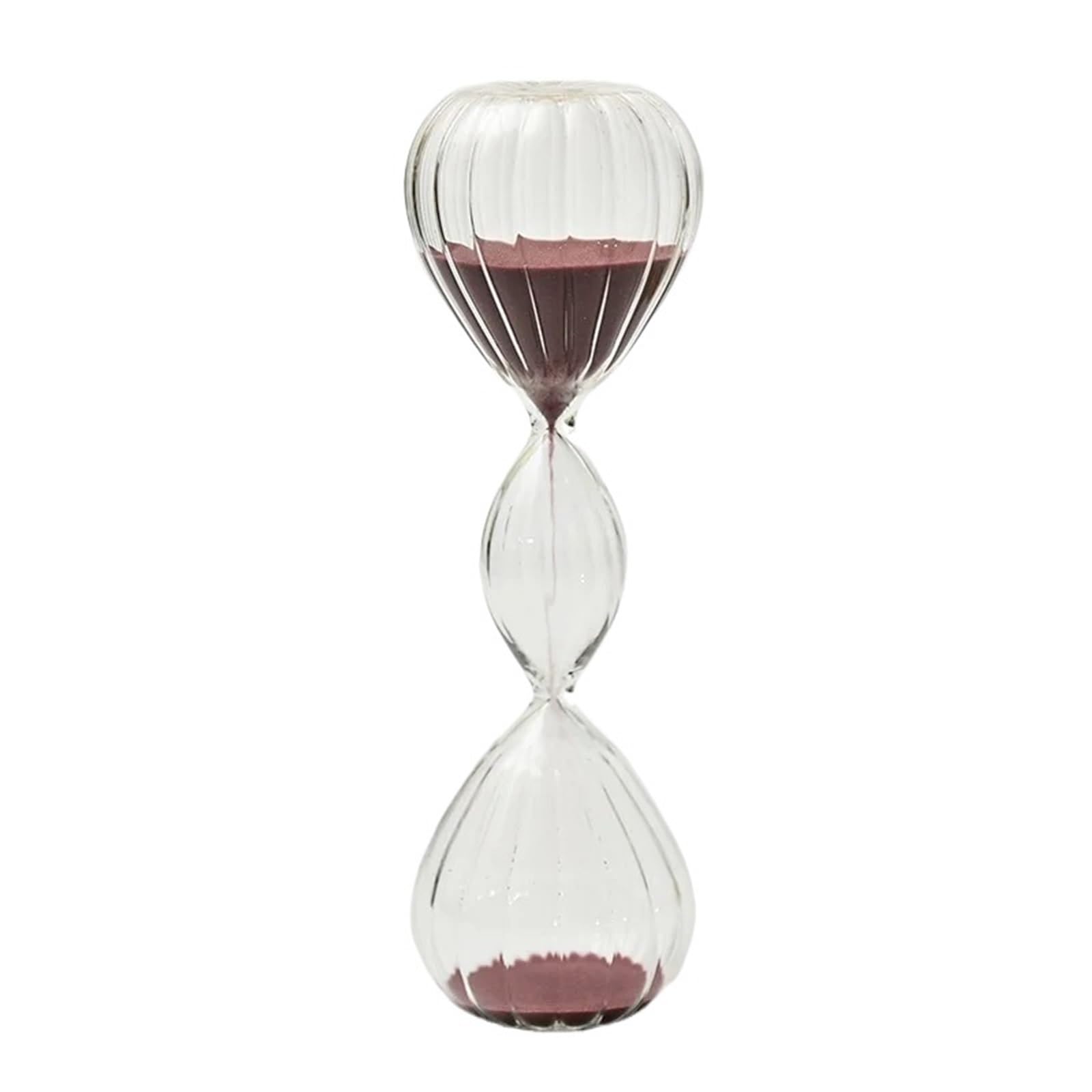 Temporizador de Reloj Arena Irregular Tres Capas, Herramienta gestión del Tiempo Cocina y Oficina, Instalado en el hogar para Escuela(Striped Dark Purple)