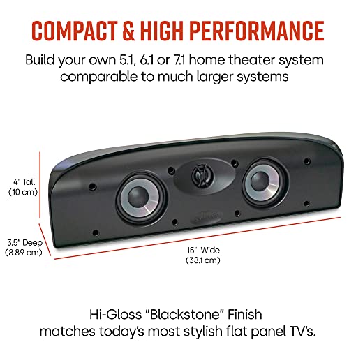 Polk Audio TL1 CENTER BLACK Speaker Center Channel thumb #3