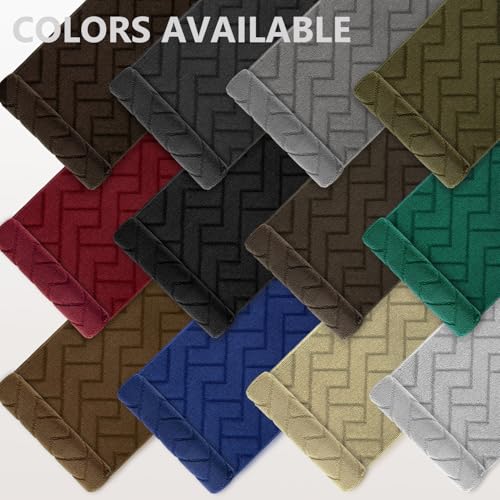 Image of hicorfe Kitchen Runner Rug,20 inchx59 inch+20 inchx48 inch Kitchen Set,Non-Slip Kitchen Mat