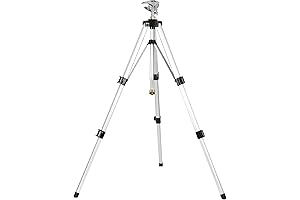 STYDDI Heavy Duty Tripod Sprinkler Stand Water Yards – Extends 36-Inch