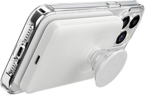Miniatura 5 de PopSockets PowerPack - Cargador magnético MagSafe, cargador de teléfono portátil, batería inalámbrica magnética, 5000 mAh para iPhone 1615141312