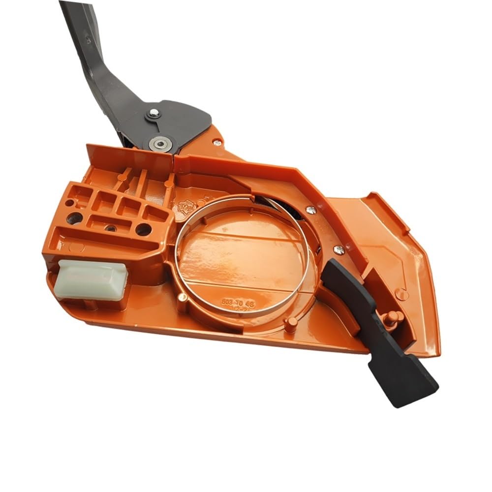Conjunto de Tapa Lateral de Embrague, Freno de Cadena y manija for Motosierra. Piezas de Repuesto compatibles con motosierras 61, 66, 266, 268 y 272XP. Herramientas de jardín.