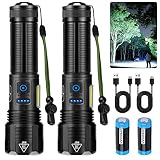Sigoobal Rechargeable Flashlights High Lumens,120000 Lumens LED Flashlight with 6 Modes, Super Brigh