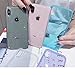 iPhone Xs Max Case Clear Glitter,Anynve Sparkle Bling Case [ Anti-Shock Matte Edge Bumper Design] Cute Slim Soft Silicone Gel Case Compatible for Apple iPhone Xmax 6.5''-Purple