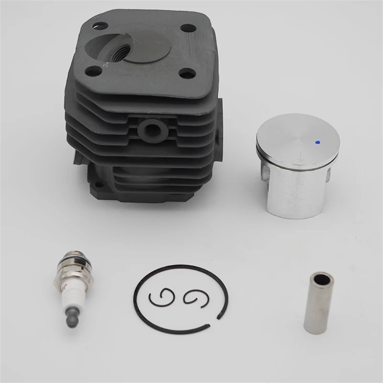Wivplex Kit de bujía de pistón cilíndrico de 48 mm for Motosierra de jardín a Gasolina Husqvarna 262 262XP 261 Pistón del Motor