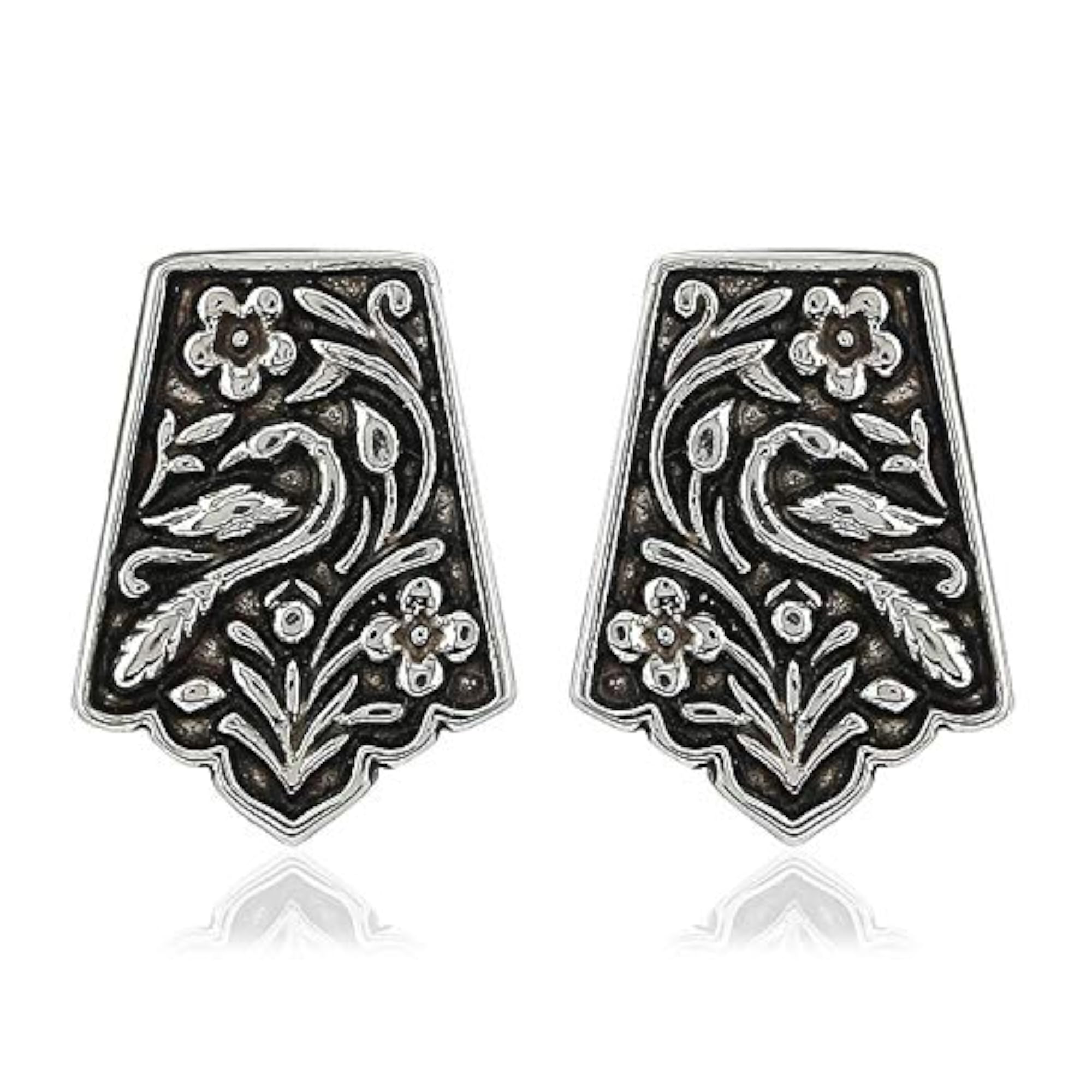 Valentines Earrings Combo Oxidized Silver Plated Stud Earrings