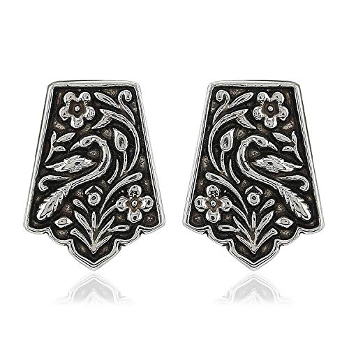 Valentines Earrings Combo Oxidized Silver Plated Stud Earrings