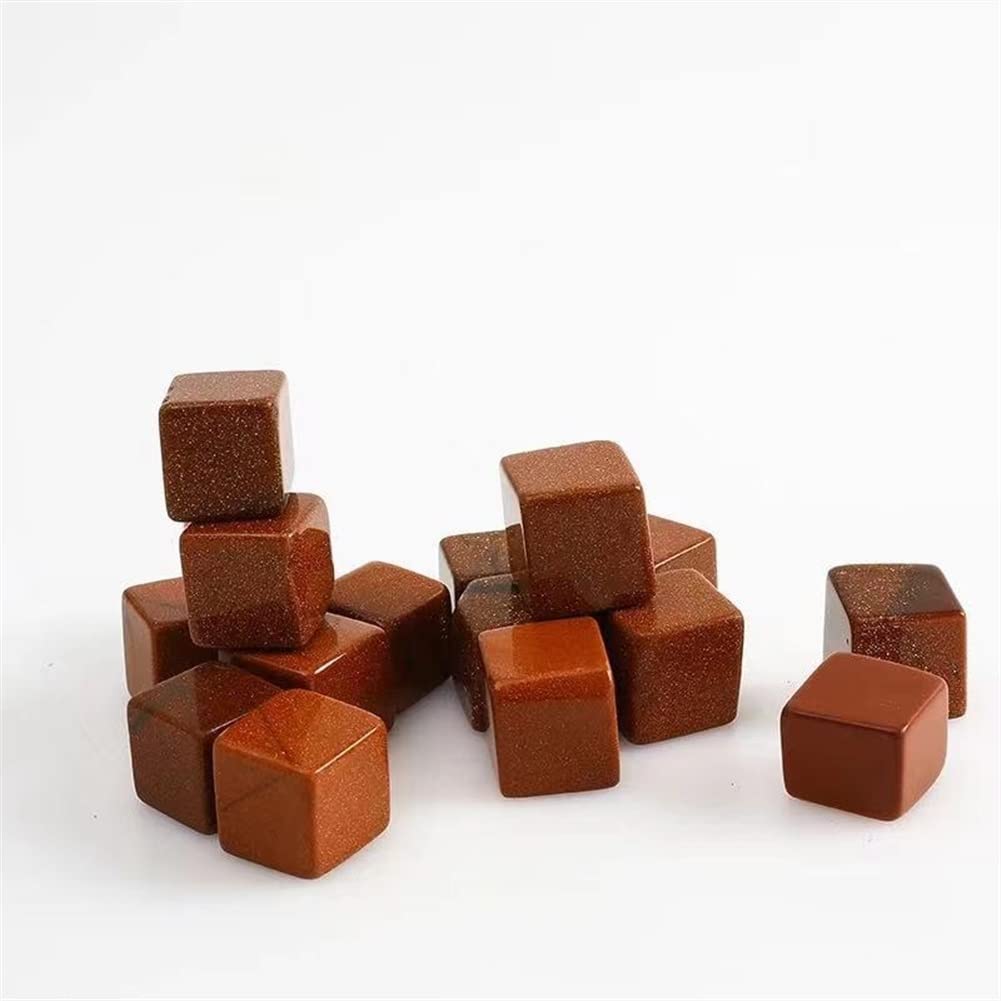 FUERLI 17MM-22MM Naturel Rouge Or Sable Cristal Gravier Rouleau Pierre 5pc adapté à la Maison HOMEZHOU