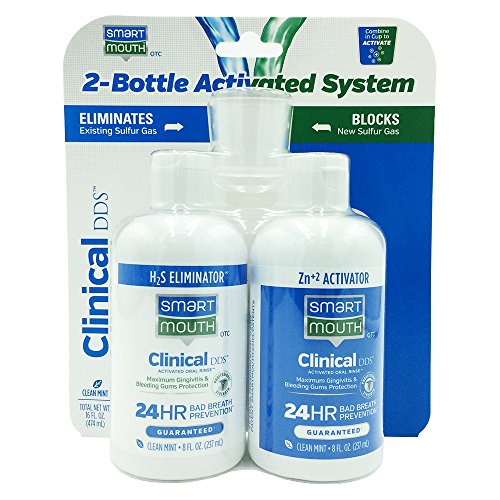 SmartMouth SM280U Clinical DDS Activated Oral Rinse 2 Bottle System