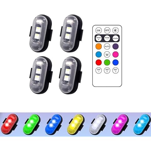 PEKJDS télécommande LED 4pcs Cover