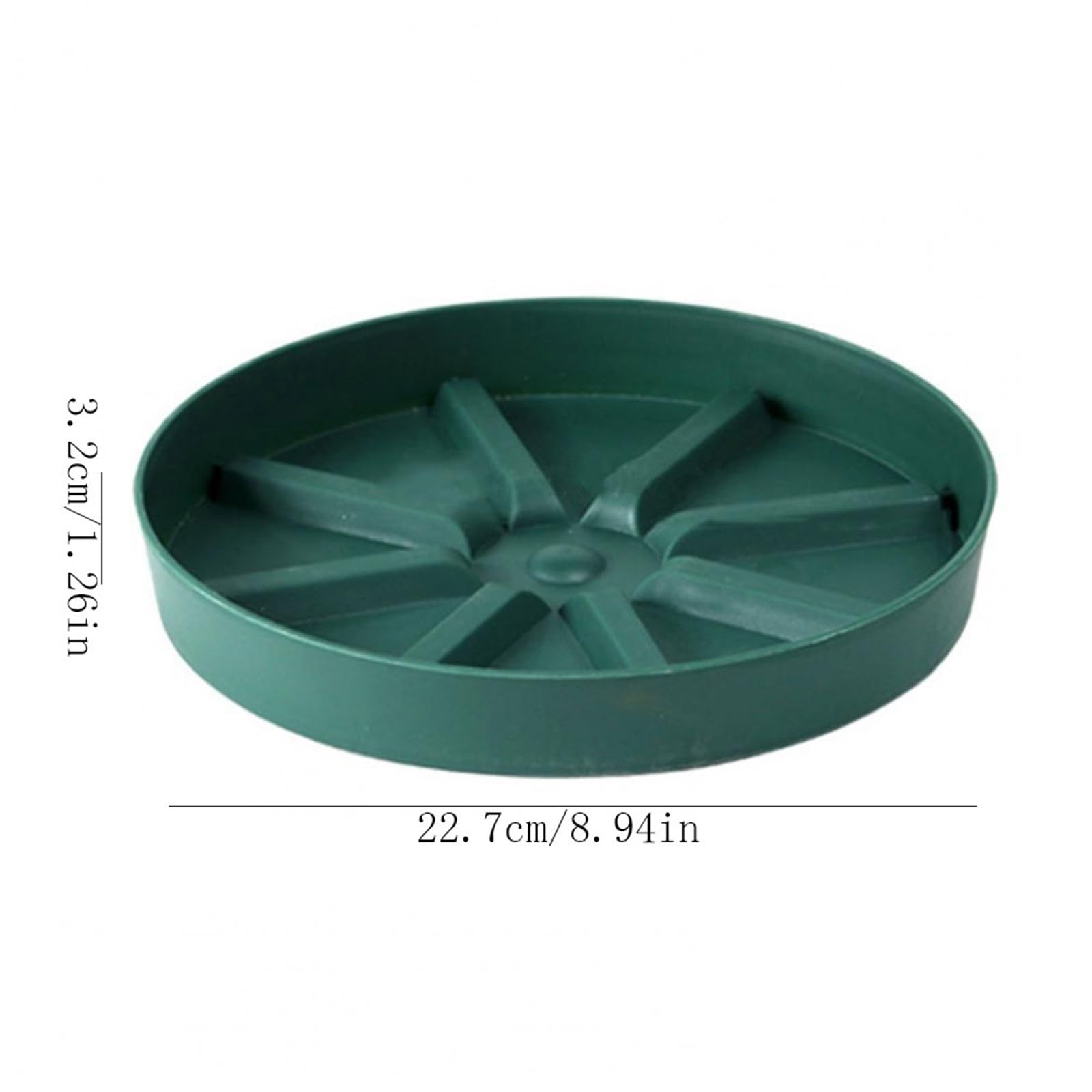 Sottovaso per portici, con scanalature concave, convesse, per casa, giardinaggio, piante da interno