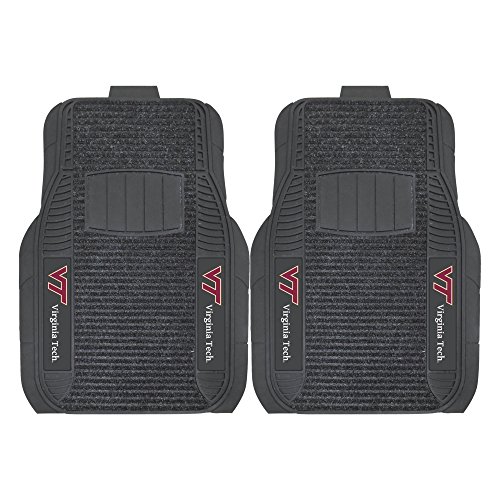 FANMATS NCAA Virginia Tech Hokies Nylon Face Deluxe Car Mat