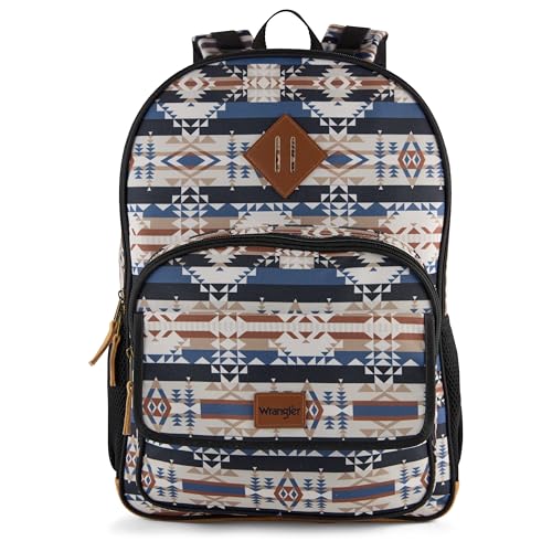 AI ACCESSORY INNOVATIONS Wrangler Serape Blanket Backpack for Men & Women Classic Casual Daypack for Travel with Padded Laptop Sleeve