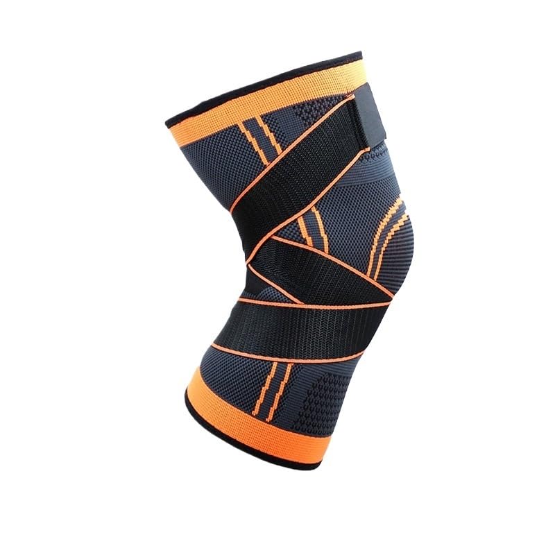Knitted Breathable Sleeves Running Protective Gear Straps Outdoor Sports Elastic Knee Pads