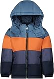 Osh Kosh - Abrigo acolchado pesado con bloques de color para niños, 4