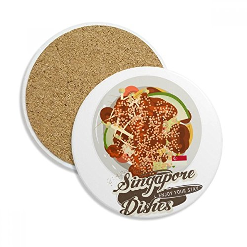 Coaster céramique Singapour haute qualité aux finitions artisanales