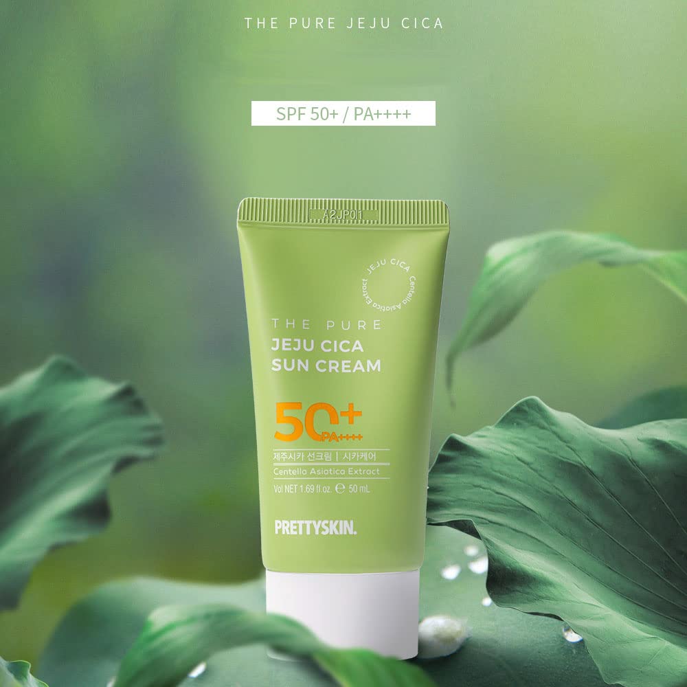PRETTYSKIN The Pure Jeju Cica Facial Mineral Sunscreen SPF50+/