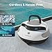 POOLPURE Robot de Piscina, 5000 mAh-100min Imagen de POOLPURE Robot de Piscina, 5000 mAh-100min