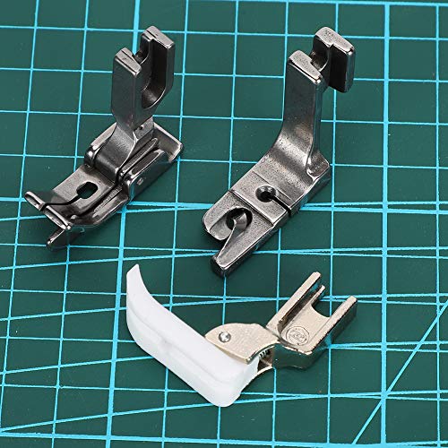 Kit de pies prensatelas para máquina de coser con estuche en acero inoxidable miniatura 3