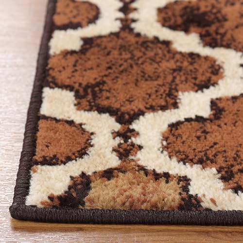 Tapete decorativo rectangular 5x8 pies coffee miniatura 4