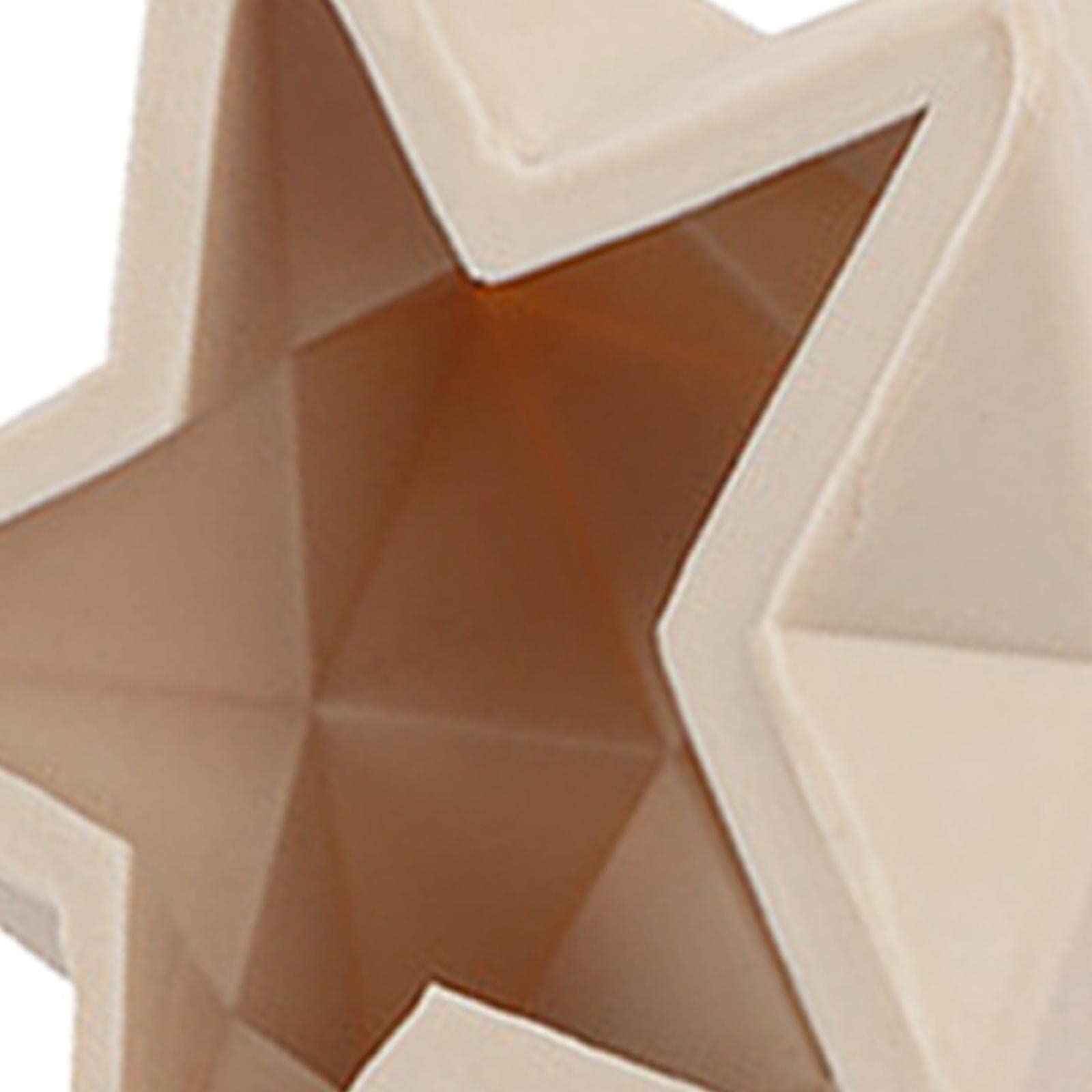 3 zestawy świec wielokrotnego użytku 3D gwiazda forma odlewanie żywicy DIY epoksydowa silikonowa forma świeca