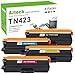 Produktbild AZTECH TN423 Kompatibel Tonerkartusche als Ersatz für Brother TN-423 TN-423BK TN-421 Toner MFC-L8690CDW DCP-L8410CDW HL-L8260CDW HL-L8360CDW MFC-L8900CDW (Schwarz Cyan Gelb Magenta, 4er-Pack)