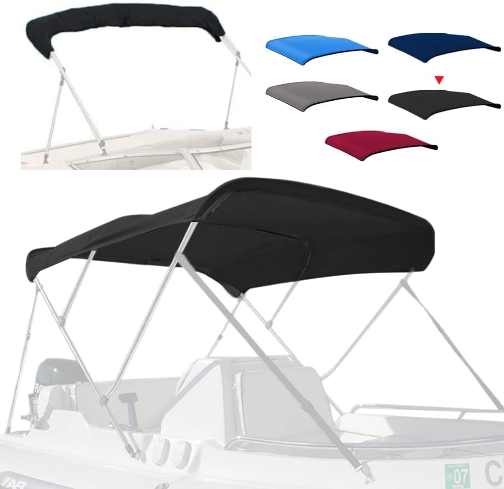 Photo 1 of Seapisode 3 Bow Bimini Top Replacement Cover, Black 6'L 79"-84" W