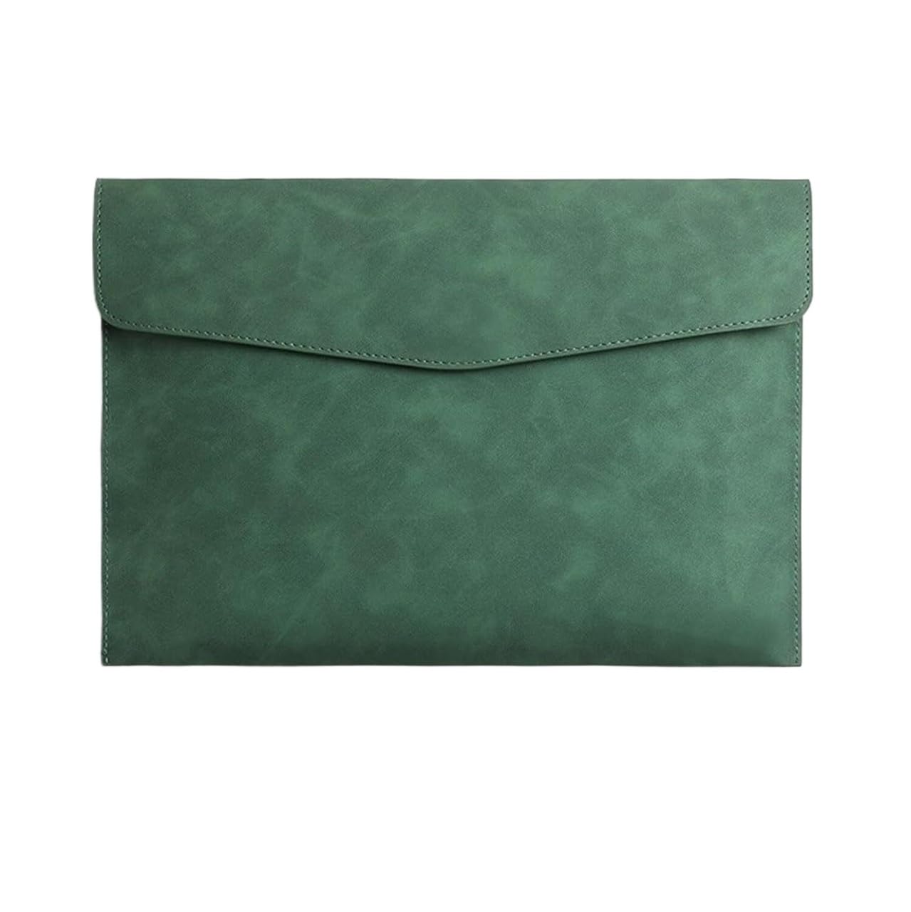 Skórzany organizer na dokumenty z kopertą PU, 235 x 330 mm, wielokolorowy, opakowanie 3 szt.(Green)