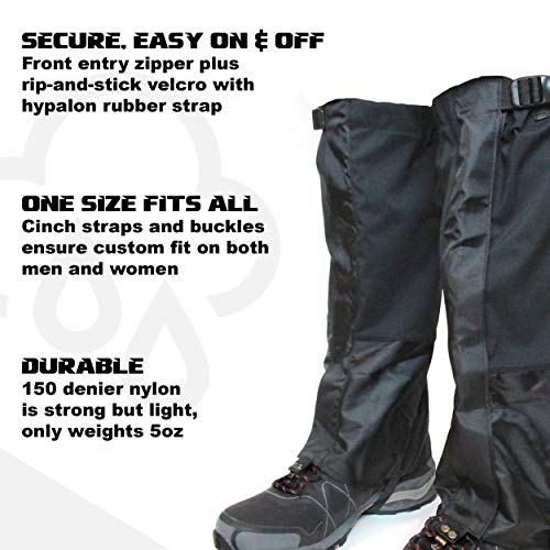 Razer Waterproof Leg Gaiters for Hiking