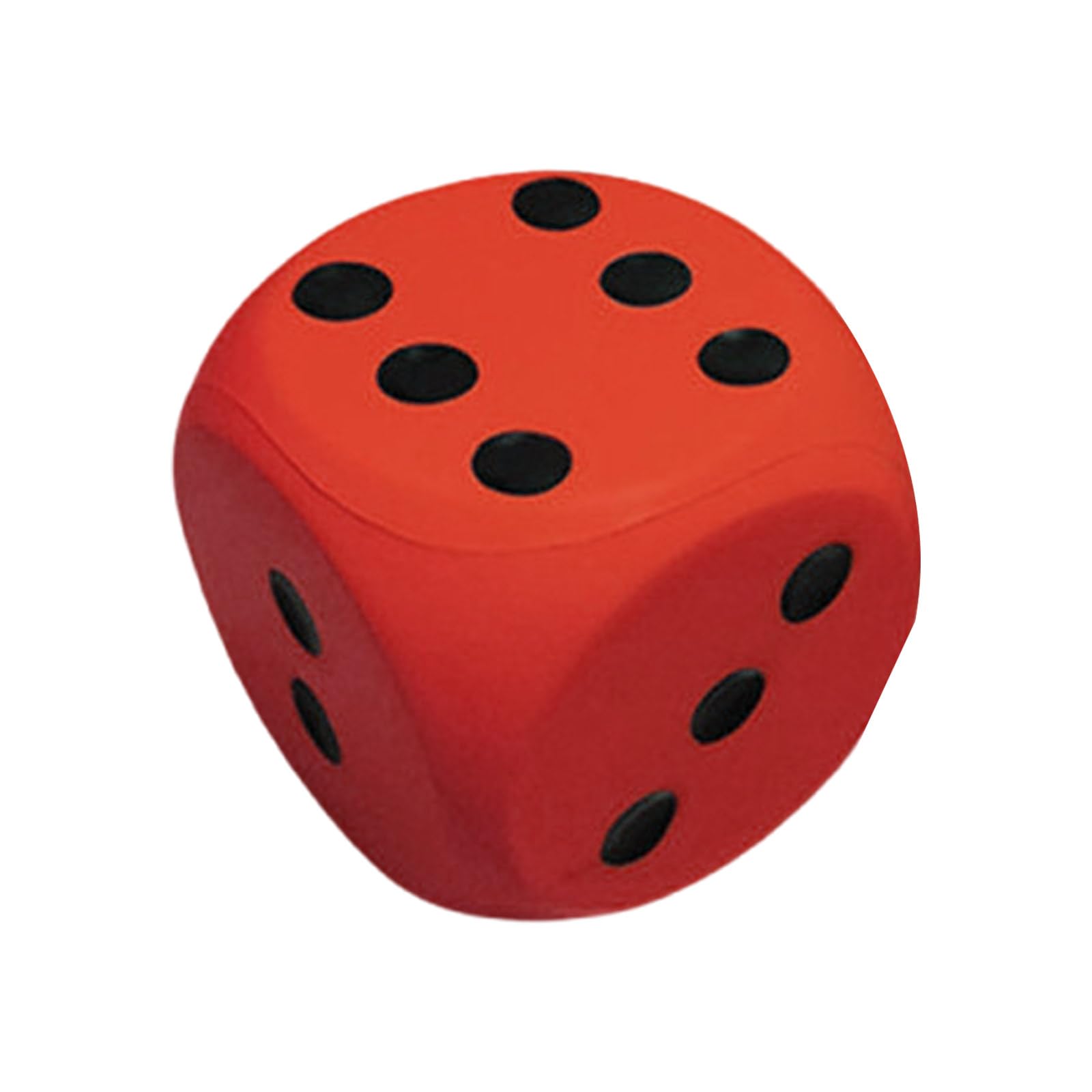 15cm Round Corner Foam Dice, Red