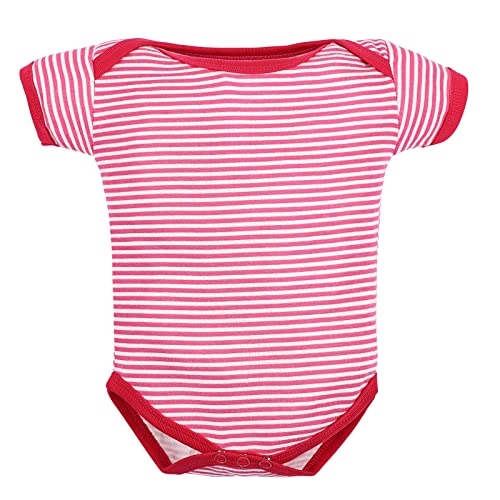 Image of VParents Rompers for New Born Baby Girl & Boy (Pack of 3), 100% Cotton Half Sleeve Romper /Bodysuit /Jumpsuit /Onesies /Sleepsuit For Infants & Toddlers, Comfortable Daily Wear Clothes For Babies