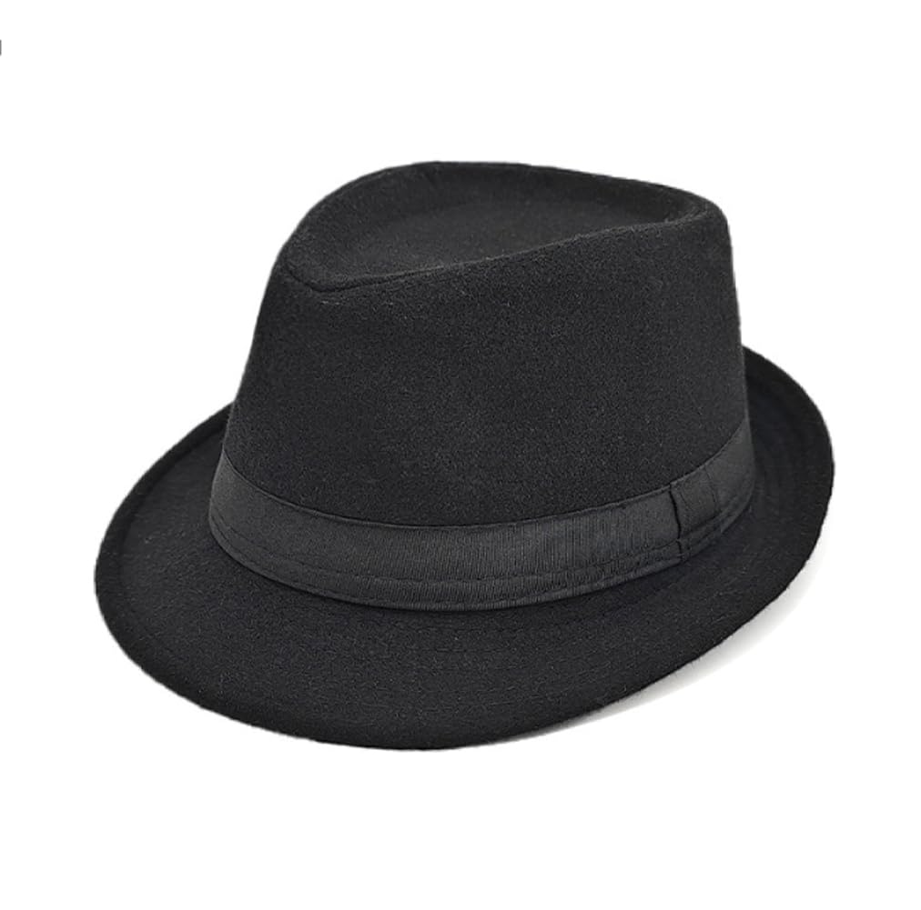 Chapeau Fedora Trilby Unisexe UPSTORE - Style Gatsby Années 20 - Tour De Tête 58cm