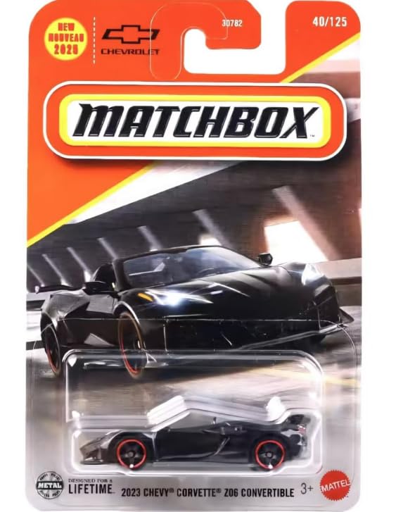 趣味・スポーツ・実用 Le Corbuffet Amazon.com: Matchbox 2023 Chevy Corvette Z06 Convertible [Black
