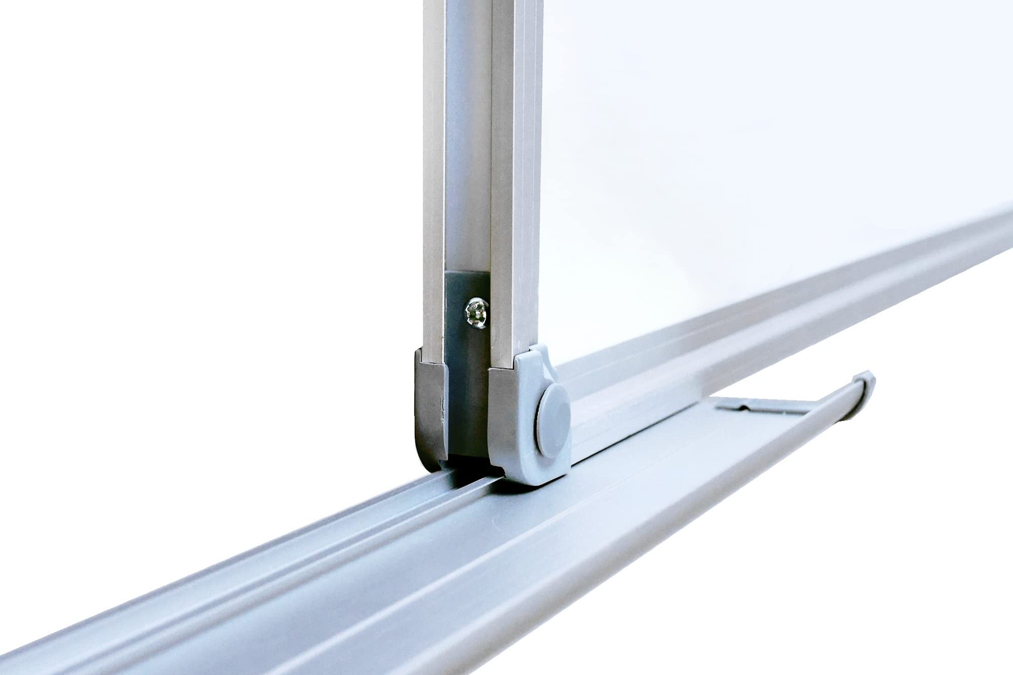 Tablica suchościeralna, magnetyczna tablica suchościeralna z aluminiową ramą i dużą półką na długopisy, w 16 rozmiarach, lakierowana ochronnie, z materiałem montażowym, wymiary: 120 x 90 cm