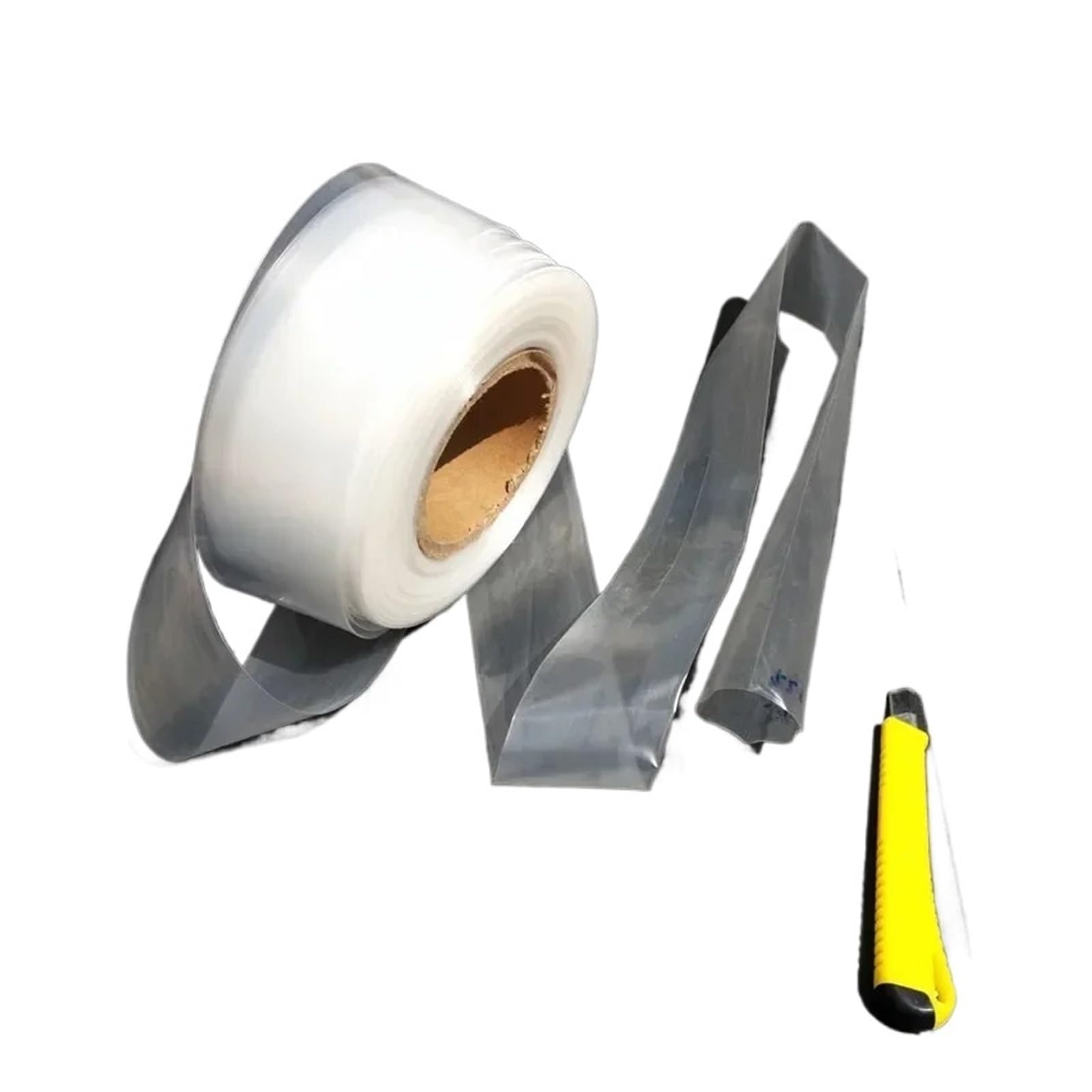 imballaggio di pallet pesanti, Sacchetto for la polvere in plastica resistente, bocca piatta, trasparente, for imballaggio postale, for alimenti(15cm Wide)
