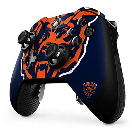 Skinit Decal Gaming Skin Compatible with Xbox One Elite Controller - Officially Licensed NFL Chicago Bears Large Logo Design