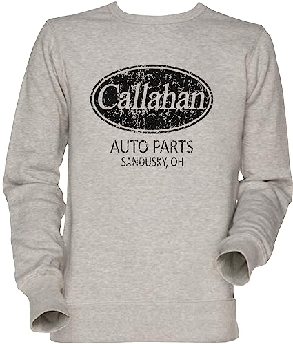 Sweat-shirt Callahan Auto Parts unisexe gris confortable pour hommes et femmes au style casual