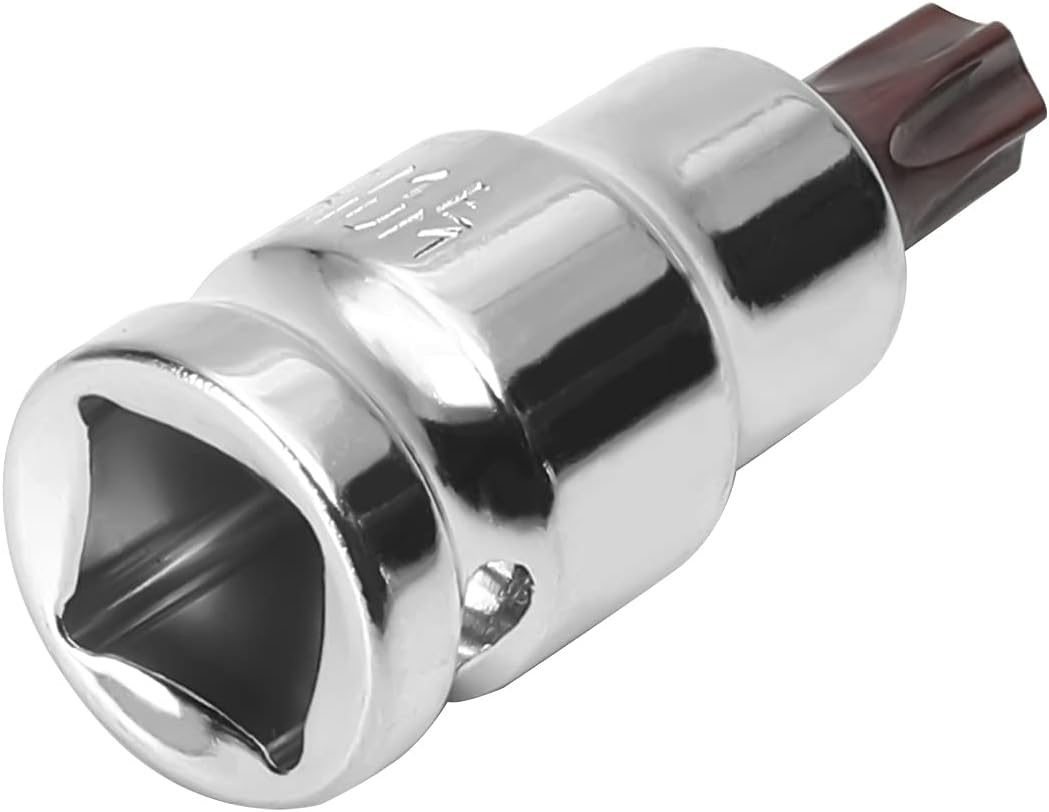 Utoolmart 1/2-Inch Drive x T50 Torx Bit Socket S2 Steel 55mm/2.17" Length Auto Repair Impact Ready Tool 2 Pcs