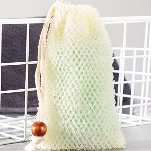 Bolsa de jabon abundante espuma para masaje exfoliante corporal de ducha 4