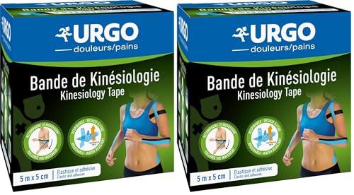 Bande de kinésiologie Urgo pour soulager les tensions musculaires lot de 2