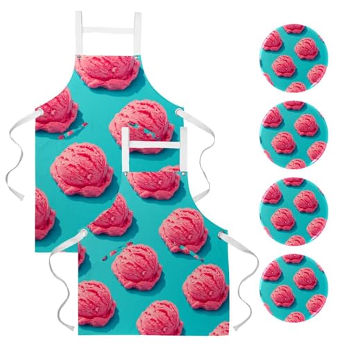 Tablier de cuisine pour restaurant bistrot et bar lot de 2 broches incluses