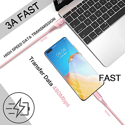 Type C Charging Cable 3A Fast Charge Usb C Cable【2Pack 6Ft】C Cord Phone Charger Fast Charging Cord For Samsung Galaxy S10 S9 S8 Note 8 A11 A01 A20 A21 A12 A10E A50 A51 S20 S21,Lg K51 Stylo 4 5 6,Moto. #TOP1
