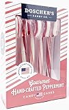 Doscher's Gourmet Hand Crafted Peppermint Candy Canes 5ct Box