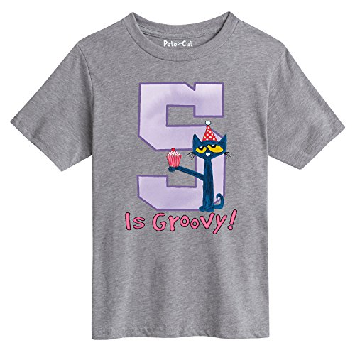 Pete the Cat - 5th Birthday - Youth Short Sleeve Graphic T-Shirt