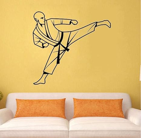 Amazon ウォールステッカー壁画45x43cm空手ウォールステッカービニールアートの装飾寝室のデザイン壁画武道家の装飾部屋の装飾の壁紙 ウォールステッカー オンライン通販 Amazon ウォールステッカー壁画45x43cm空手ウォールステッカービニールアートの装飾寝室のデザイン壁画武道家の装飾部屋の装飾の壁紙 ウォールステッカー オンライン通販