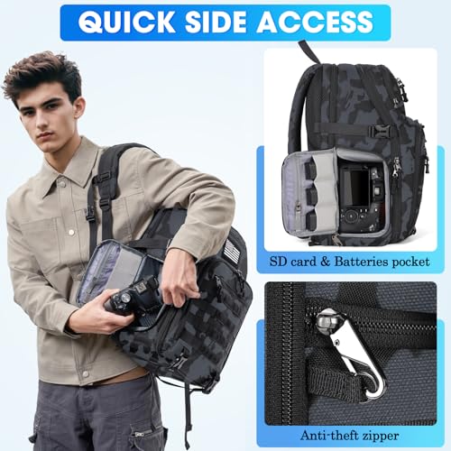 Mochila para cámara SDYSM para DSLR y mirrorless 15.6" miniatura 5