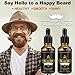 FULLLIGHT TECH 2 Pack Beard Oil for Men Growth 100% Natural Argan Oil,Jojoba Oil Leave in Conditioner Softener for Mustache Grooming Moisturizing