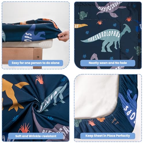 Image of 4 Piece Toddler Bedding Set, Plush Minky Crib Bedding Set