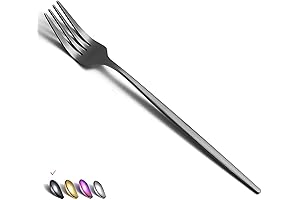 Exquisite Matt Black Forks: Your Dining Table's Modern Edge